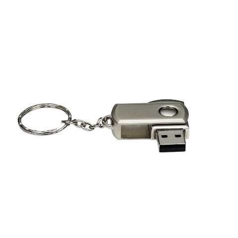 Mini Pen Drive Giratório 4GB Chaveiro com Corrente